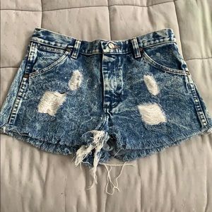 Wrangler High Waisted Shorts